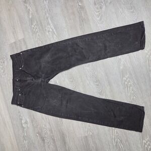 Men's Levi's 502 Taper Black Performance Jeans - Size 33x32